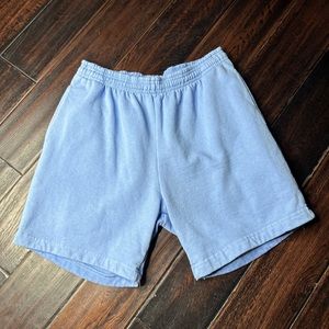 Drawstring waist heavy cotton shorts unisex Los Angeles Apparel casual coastal
